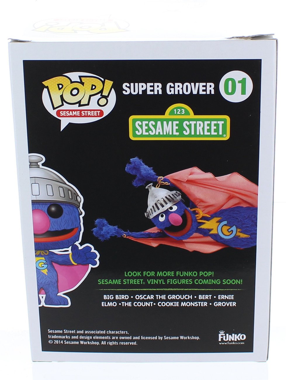 Amazon.com: Funko POP TV: Sesame Street Super Grover Action Figure